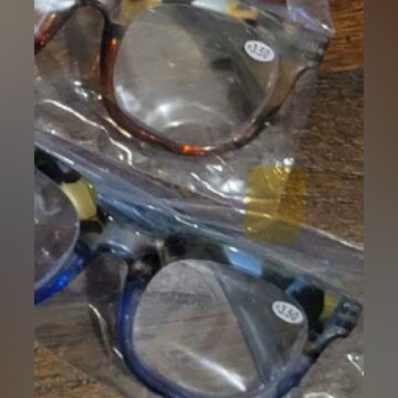 NWT 3pcs. +3.50 Quality Fun Reading Glasses Tortoiseshell/Ombre Blue/Brown/Green - Picture 5 of 16
